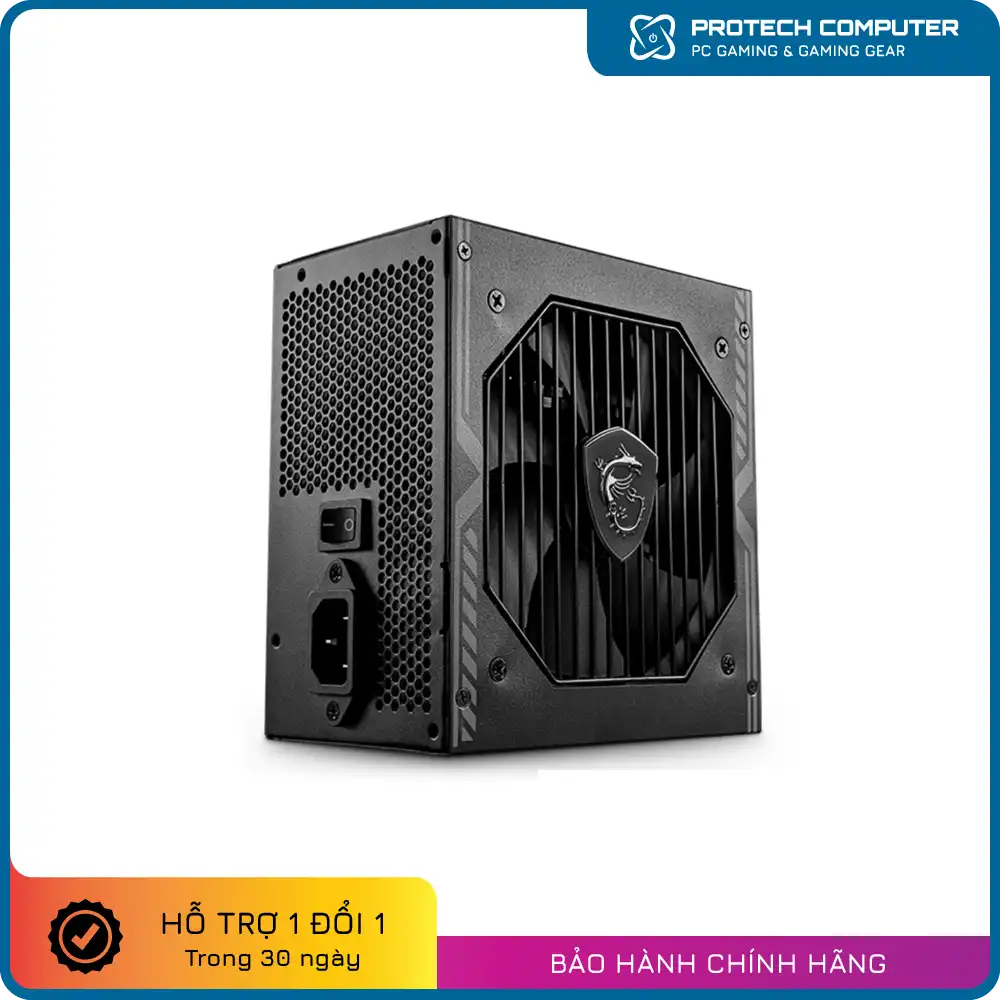 Nguồn máy tính MSI MAG A750BN PCIE 5.0 ( 750w, 80 Plus Bronze, ATX 3.0 )